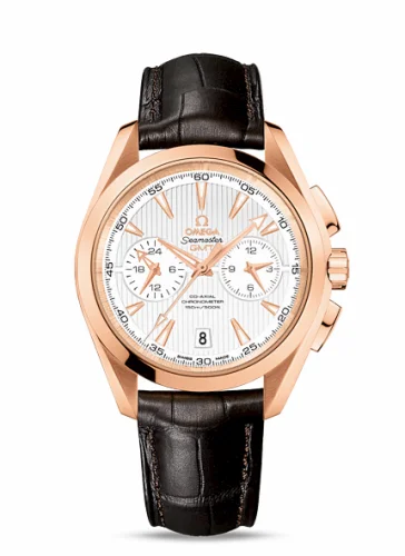 Omega Seamaster Aqua Terra 150M Co-Axial 43 GMT Chronograph Red Gold / Silver 231.53.43.52.02.001 (23153435202001)